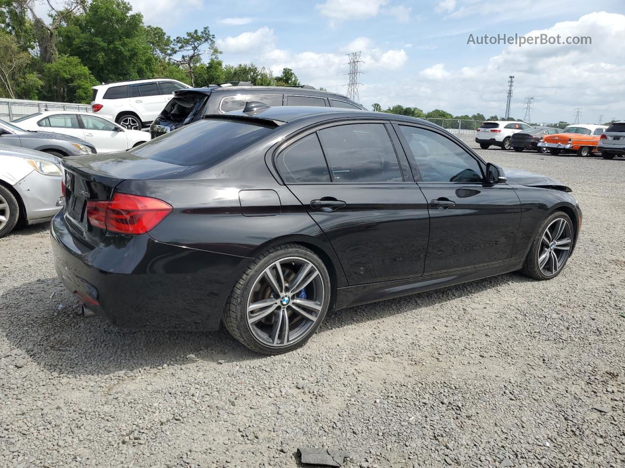 2016 Bmw 340 I Black vin: WBA8B3G59GNA92710