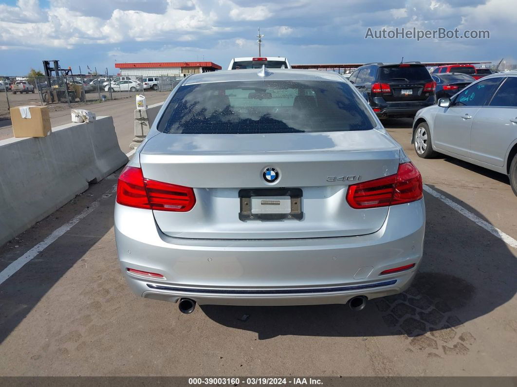 2016 Bmw 340i   Silver vin: WBA8B3G59GNT62810