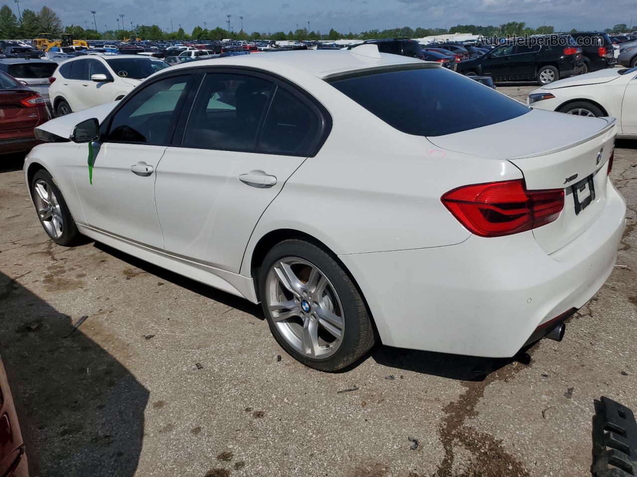 2017 Bmw 340 Xi Белый vin: WBA8B7C30HK858738