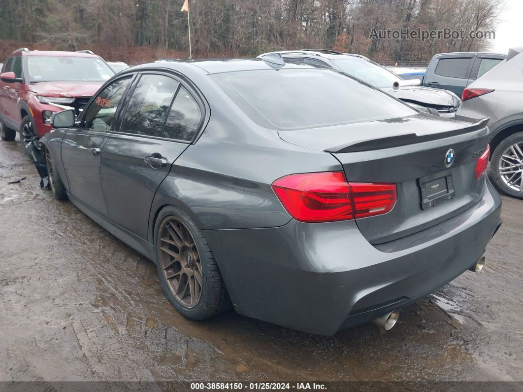 2017 Bmw 340i Xdrive Gray vin: WBA8B7C39HA190296