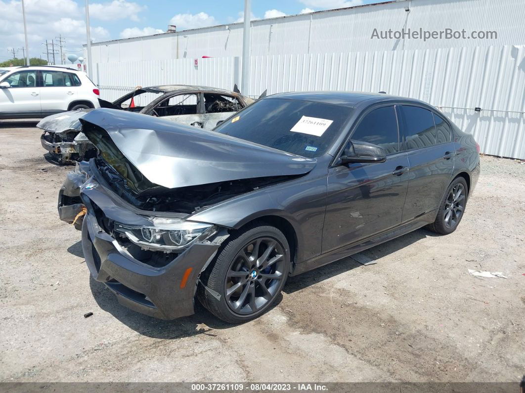 2017 Bmw 3 Series 340i Xdrive Gray vin: WBA8B7C52HK704078