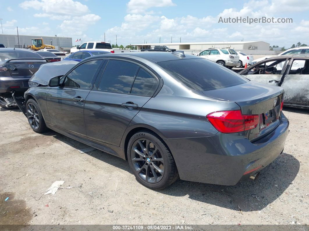 2017 Bmw 3 Series 340i Xdrive Gray vin: WBA8B7C52HK704078