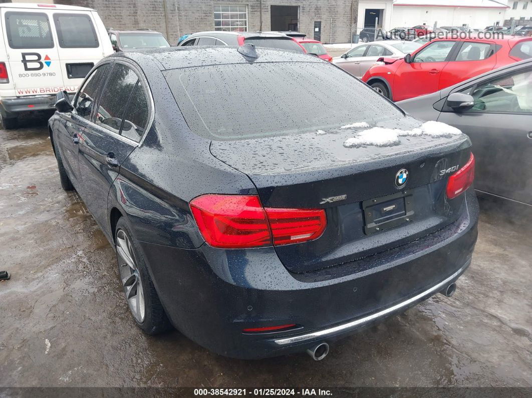 2016 Bmw 340i Xdrive Dark Blue vin: WBA8B7C53GK368875