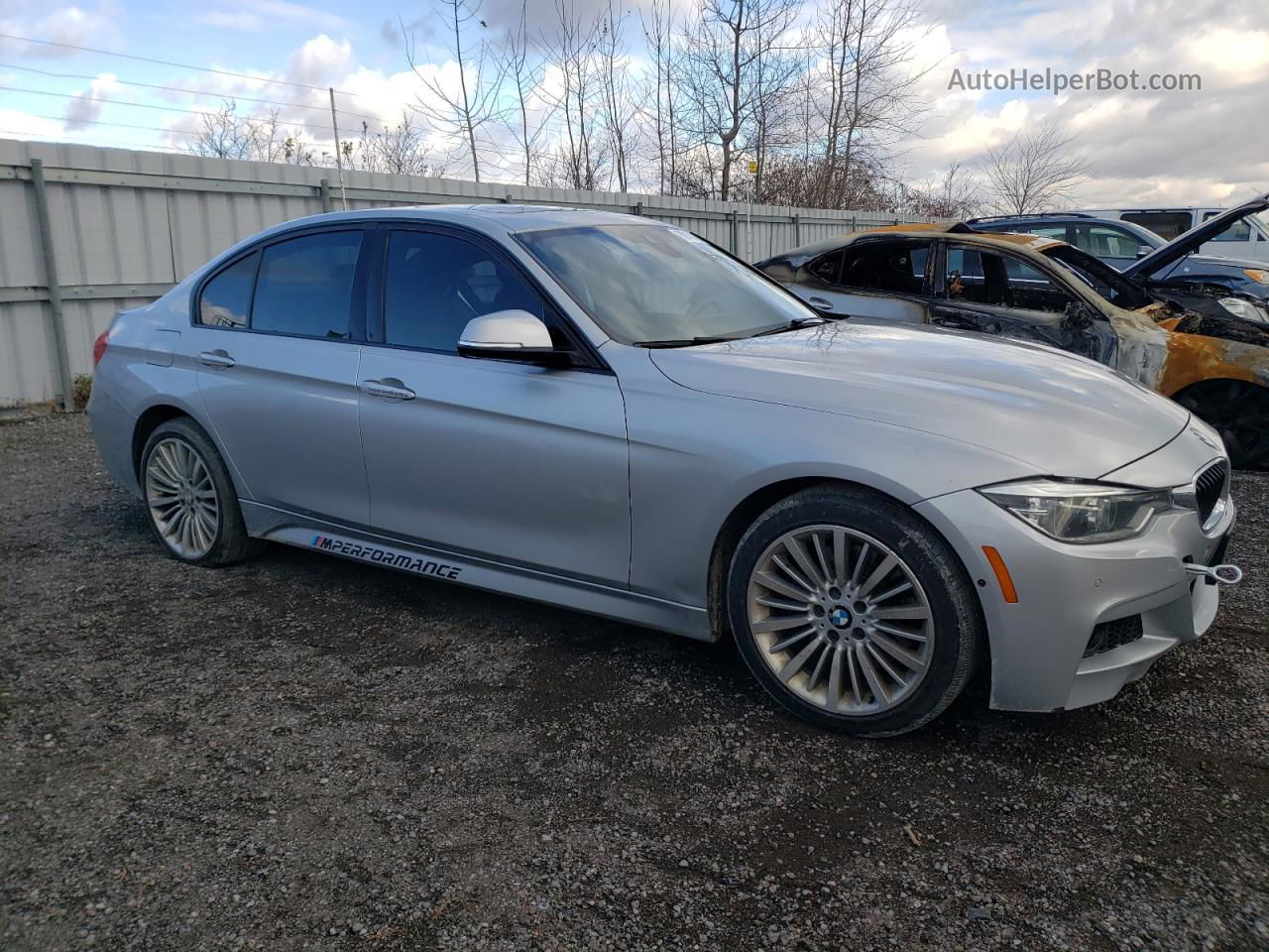 2016 Bmw 340 Xi Серебряный vin: WBA8B7C59GK702701