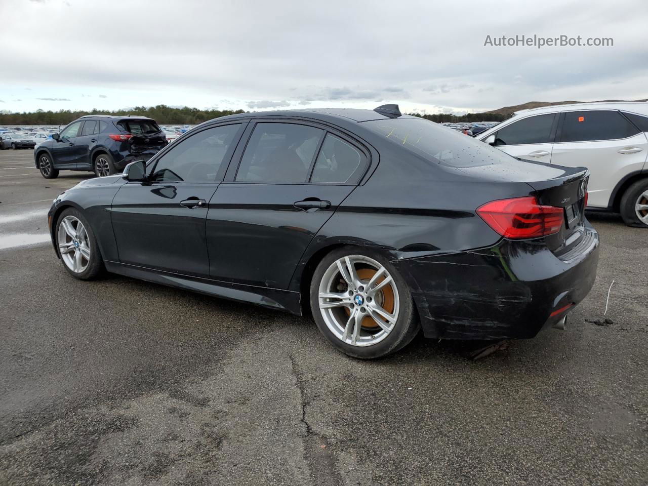 2017 Bmw 340 Xi Черный vin: WBA8B7G33HNU94680