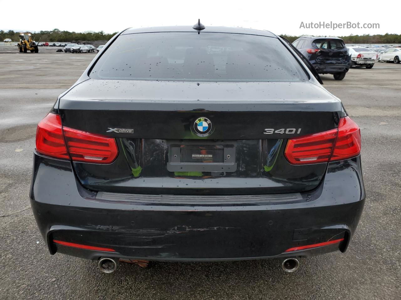 2017 Bmw 340 Xi Black vin: WBA8B7G33HNU94680