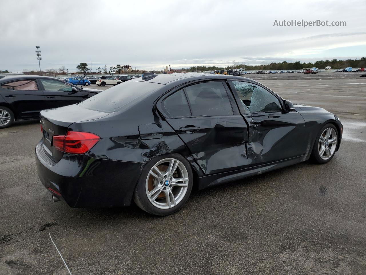 2017 Bmw 340 Xi Black vin: WBA8B7G33HNU94680