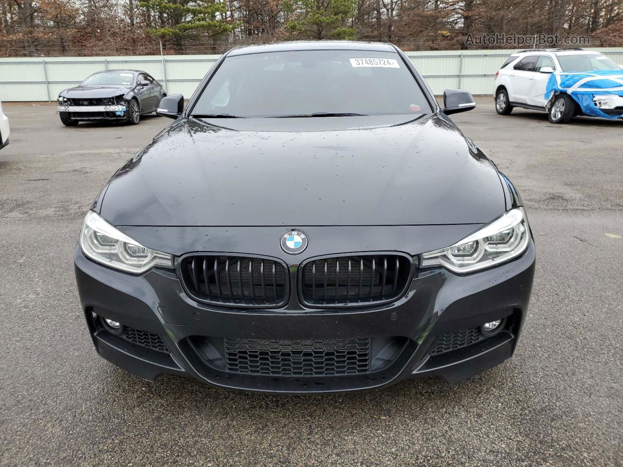 2017 Bmw 340 Xi Black vin: WBA8B7G33HNU94680