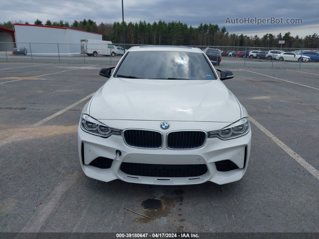 2016 Bmw 340i Xdrive White vin: WBA8B7G50GNT14989