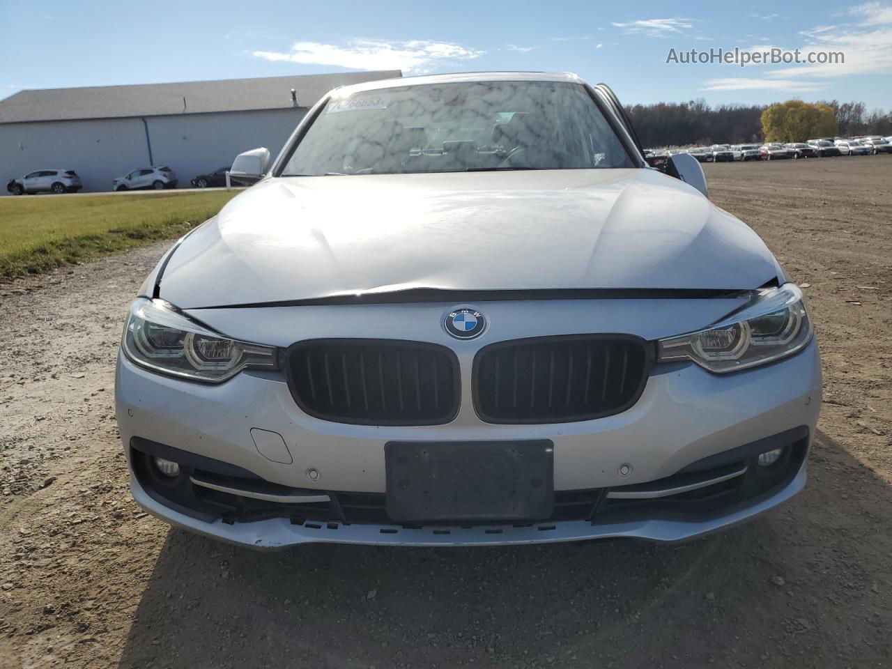 2016 Bmw 340 Xi Silver vin: WBA8B7G53GNT70473