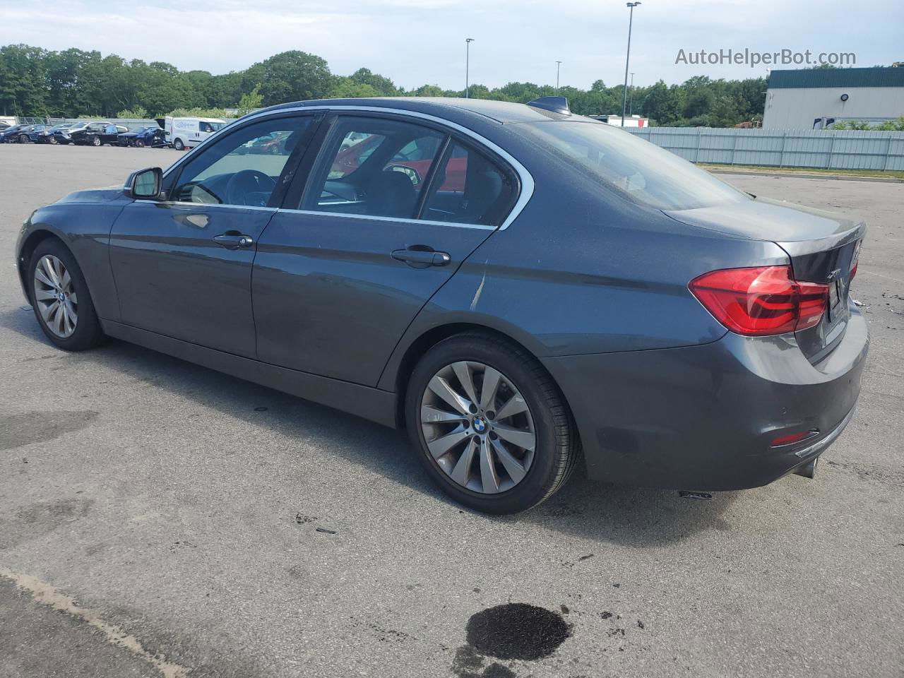 2016 Bmw 340 Xi Gray vin: WBA8B7G59GNT70591