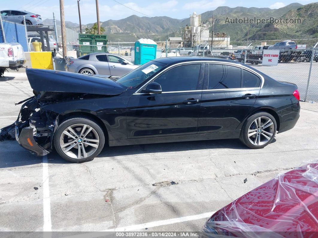 2017 Bmw 330i Black vin: WBA8B9C39HK885187