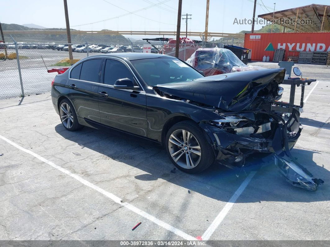 2017 Bmw 330i Black vin: WBA8B9C39HK885187