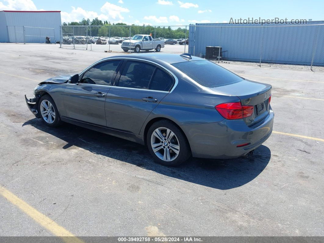 2017 Bmw 330i   Gray vin: WBA8B9C3XHK886042