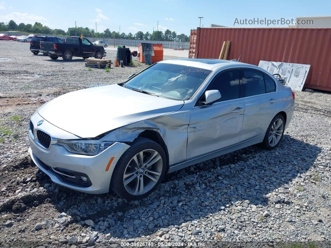 2017 Bmw 330i   Silver vin: WBA8B9C3XHK886185