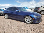 2017 Bmw 330 I Blue vin: WBA8B9C50HK676325