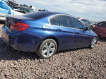 2017 Bmw 330 I Blue vin: WBA8B9C50HK676325