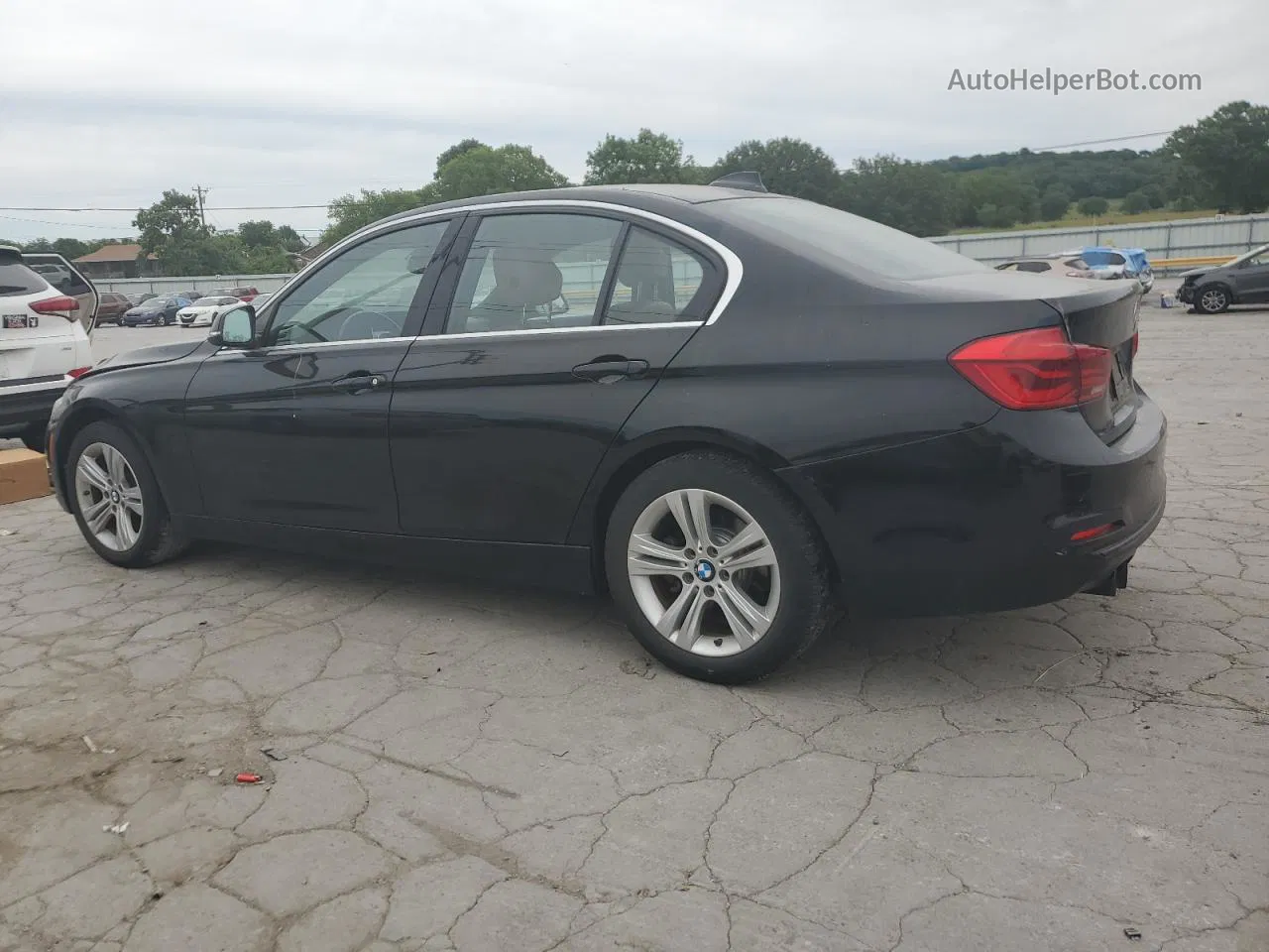 2017 Bmw 330 I Черный vin: WBA8B9G31HNU53377