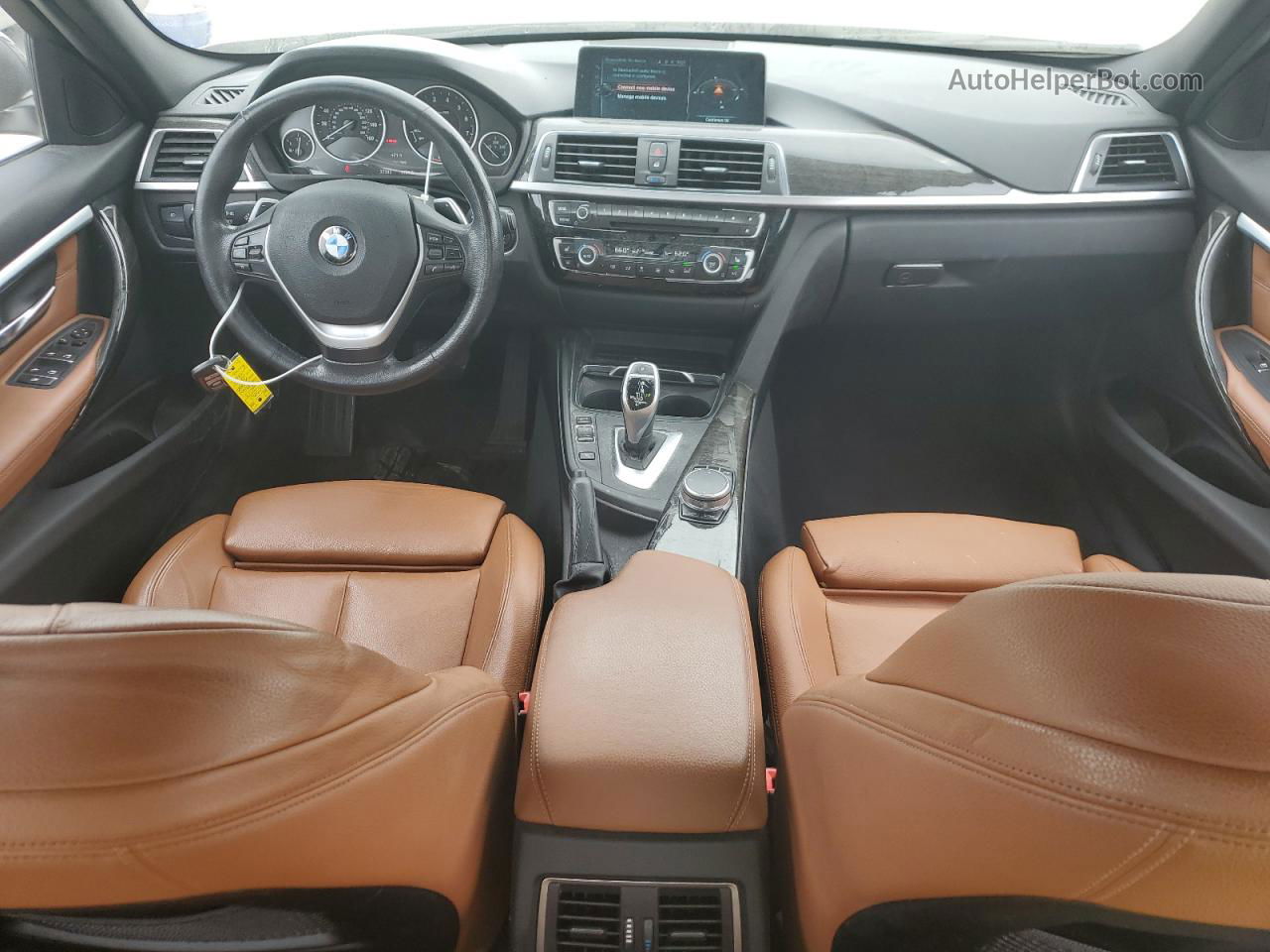 2017 Bmw 330 I Черный vin: WBA8B9G31HNU53377