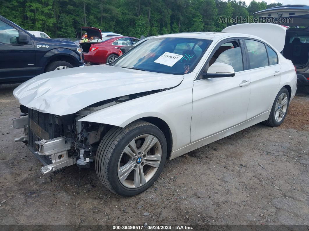 2017 Bmw 330i   White vin: WBA8B9G31HNU55095