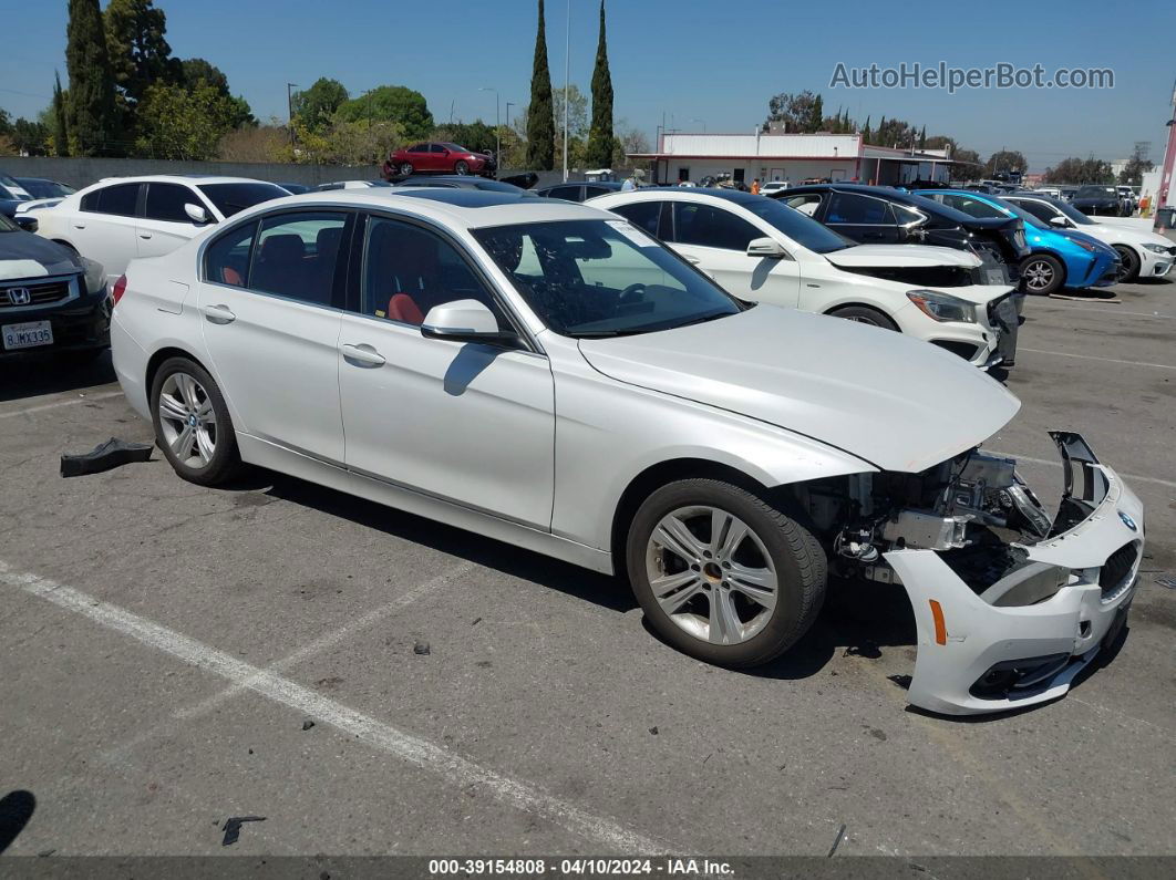 2017 Bmw 330i   White vin: WBA8B9G34HNU52689