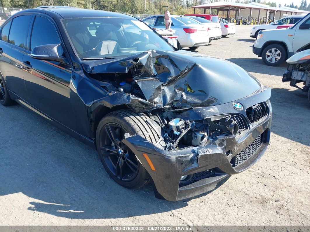 2017 Bmw 330i Black vin: WBA8B9G35HNU57092