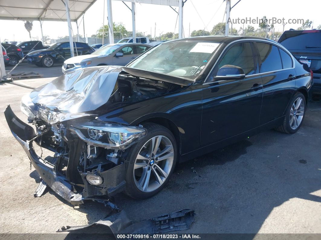 2017 Bmw 3 Series 330i Black vin: WBA8B9G36HNU57215