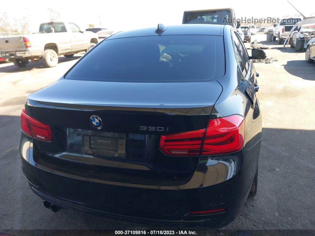 2017 Bmw 3 Series 330i Black vin: WBA8B9G36HNU57215