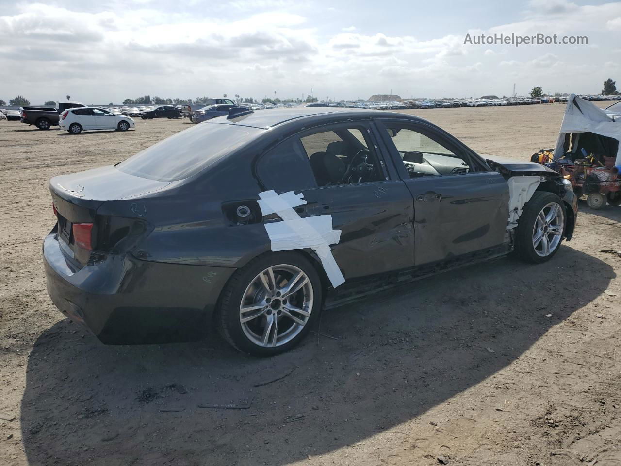 2017 Bmw 330 I Black vin: WBA8B9G38HNU54574