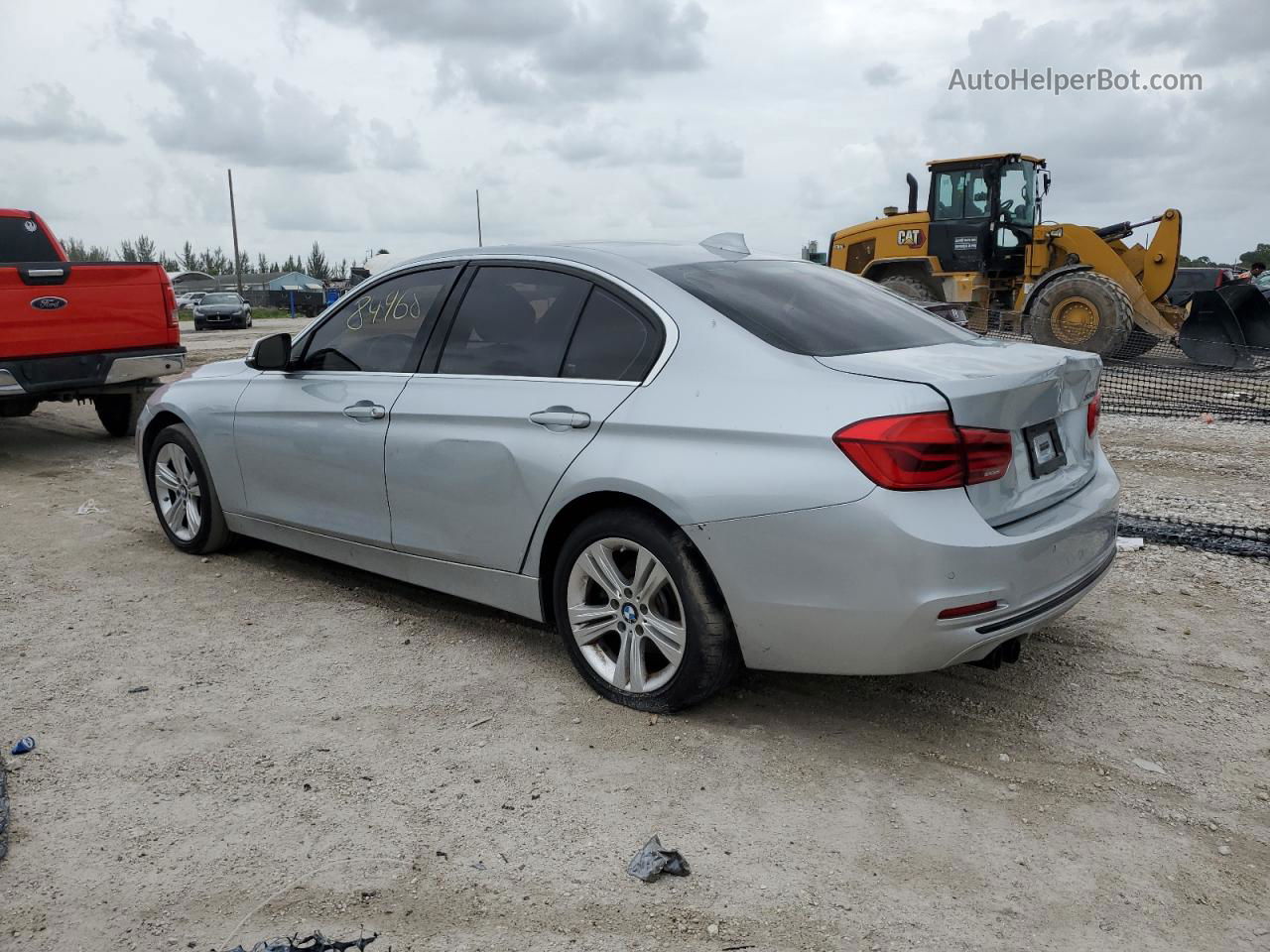 2017 Bmw 330 I Silver vin: WBA8B9G38HNU55403