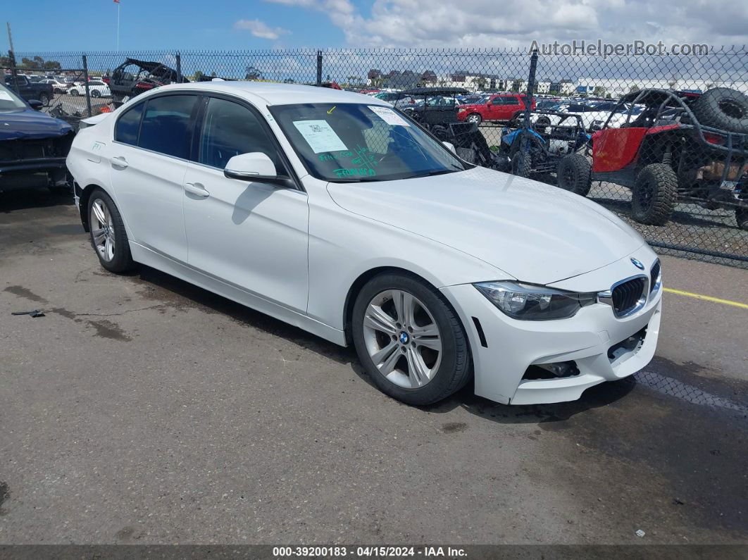 2017 Bmw 330i   White vin: WBA8B9G38HNU55983