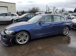 2017 Bmw 330 I Синий vin: WBA8B9G39HNU55653