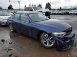 2017 Bmw 330 I Blue vin: WBA8B9G39HNU55653