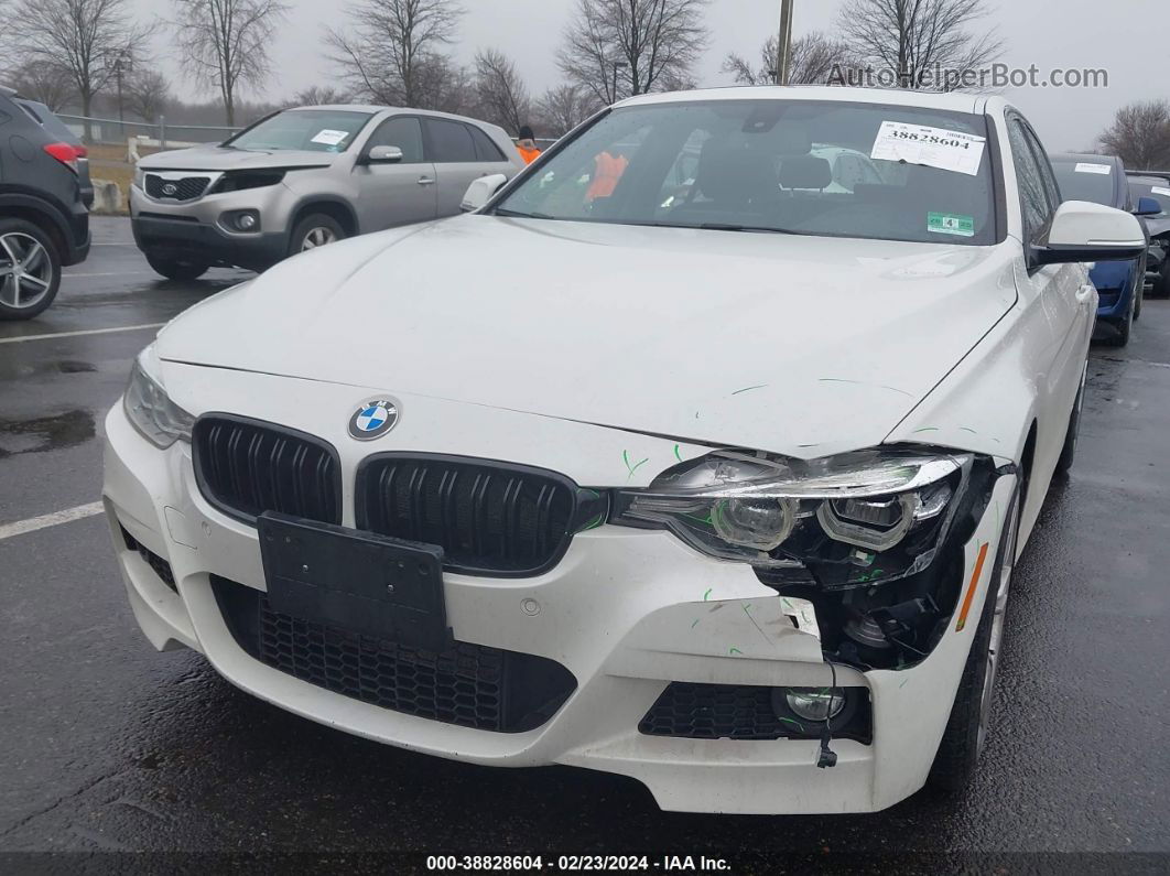 2017 Bmw 330i White vin: WBA8B9G39HNU55796