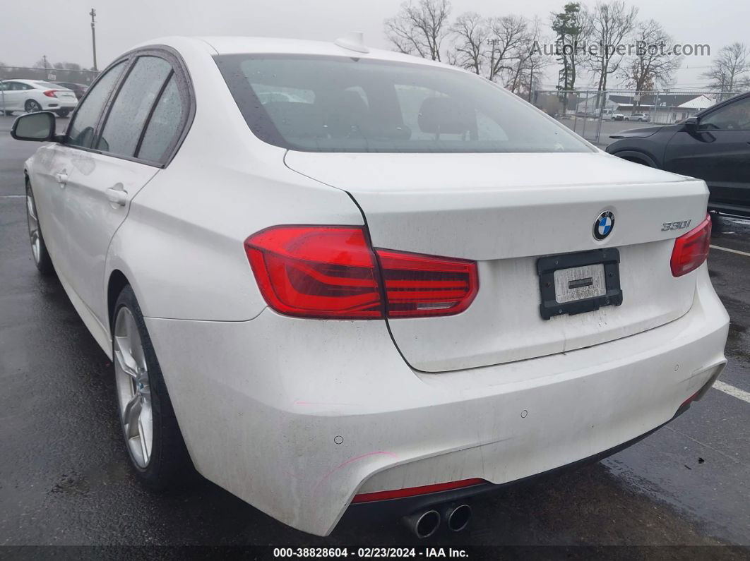 2017 Bmw 330i White vin: WBA8B9G39HNU55796