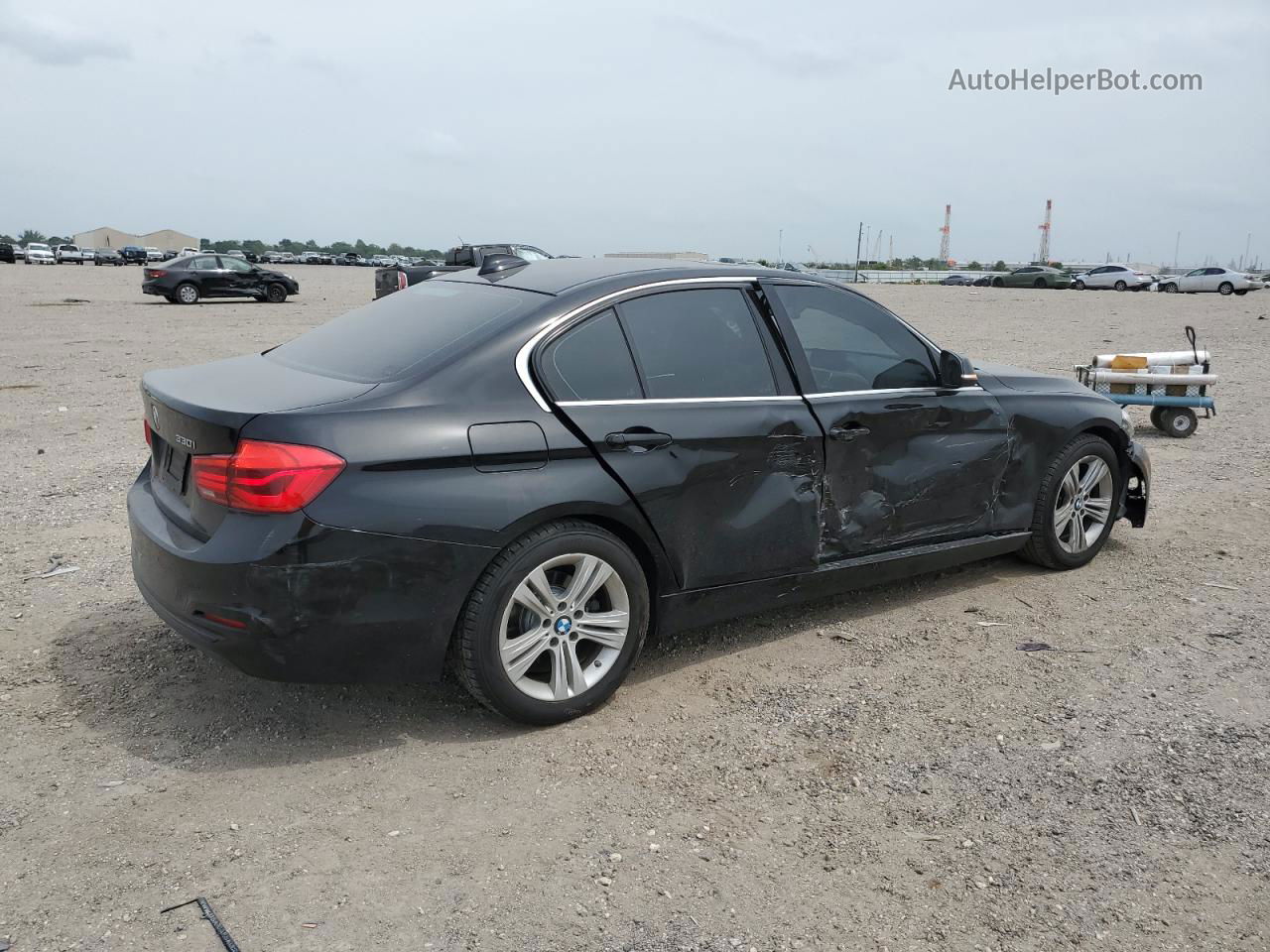 2017 Bmw 330 I Black vin: WBA8B9G3XHNU52566