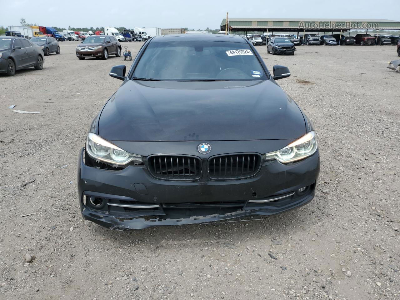 2017 Bmw 330 I Black vin: WBA8B9G3XHNU52566