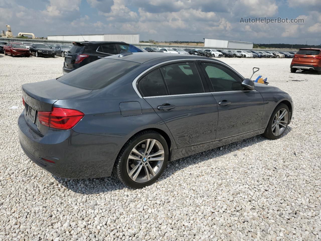 2017 Bmw 330 I Gray vin: WBA8B9G52HNU09647