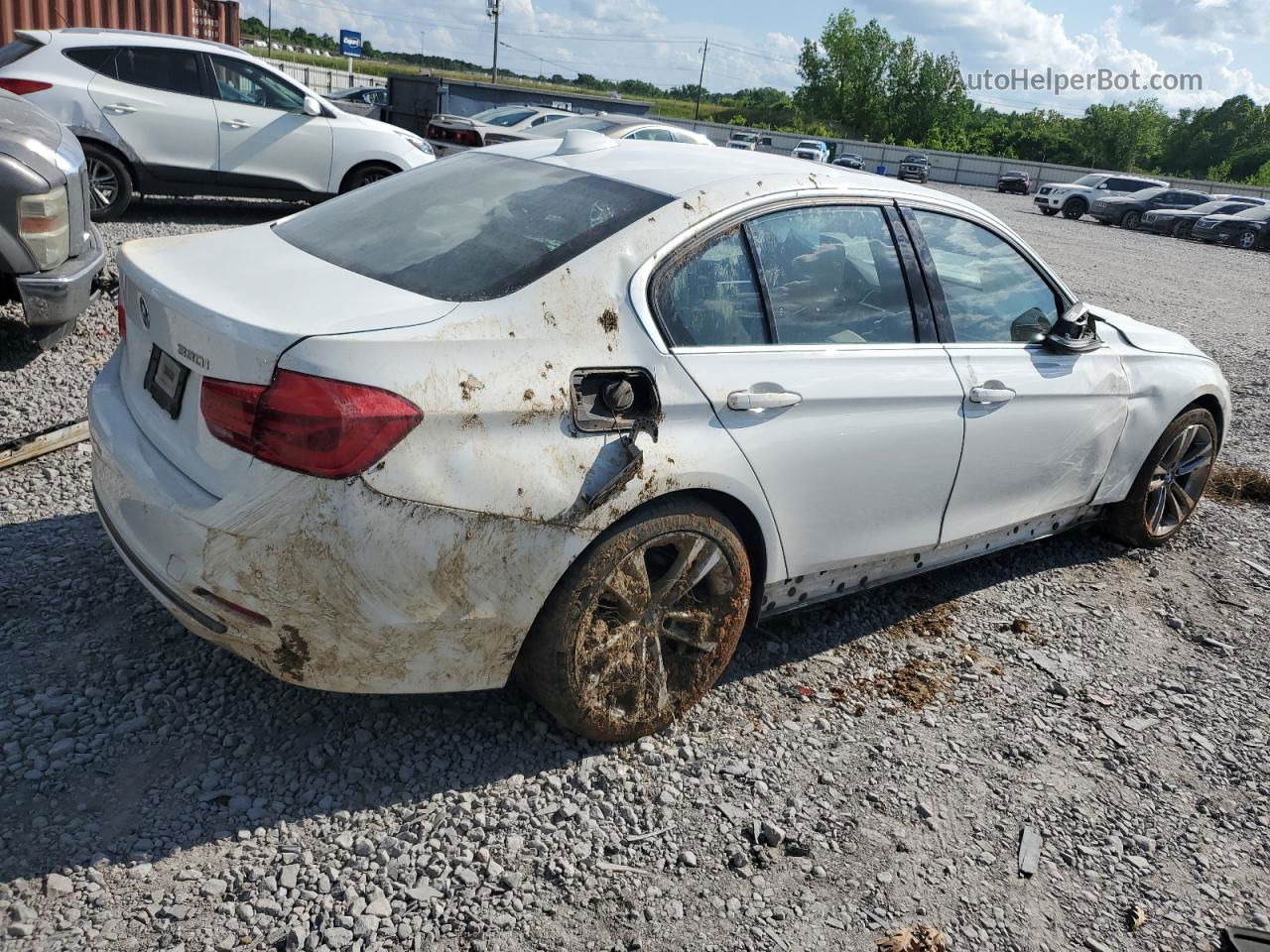 2017 Bmw 330 I Белый vin: WBA8B9G53HNU49591