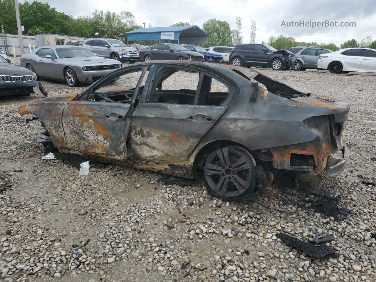 2017 Bmw 330 I Burn vin: WBA8B9G54HNU50121