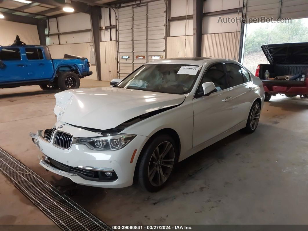 2017 Bmw 330i   White vin: WBA8B9G57HNU49576