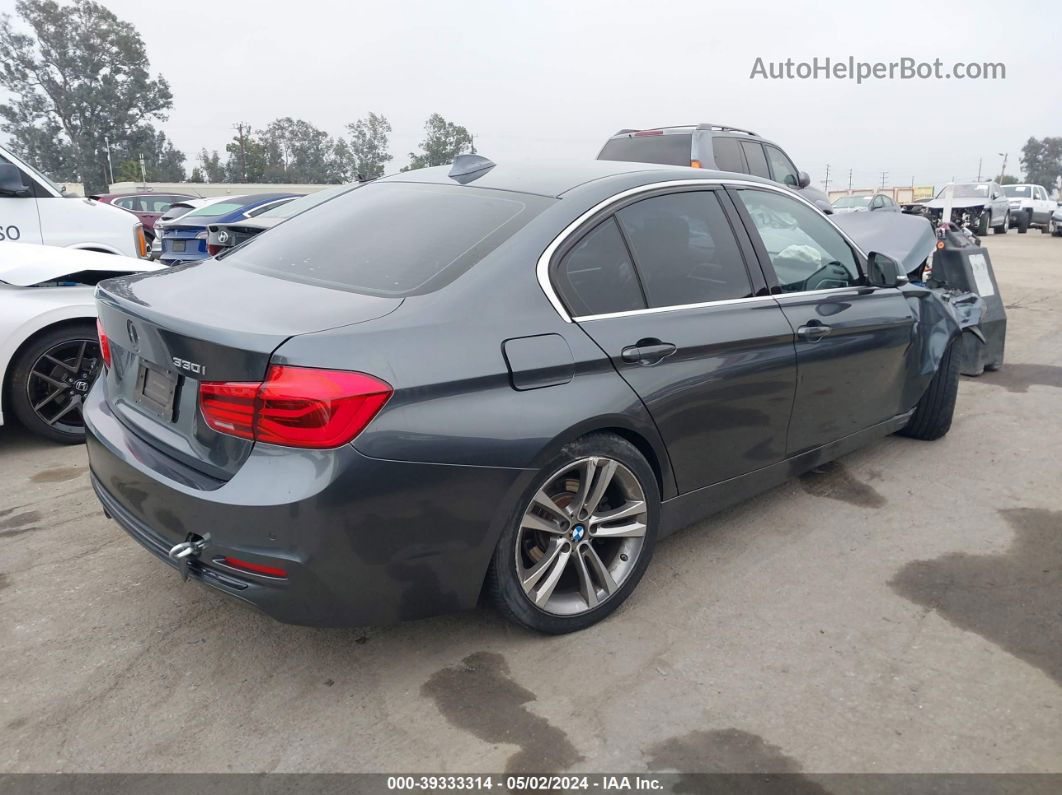 2017 Bmw 330i   Серый vin: WBA8B9G57HNU49898