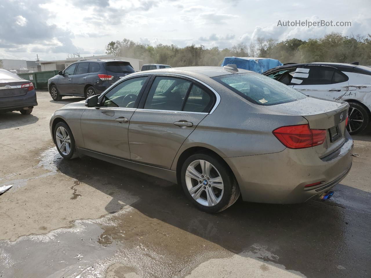 2017 Bmw 330 I Tan vin: WBA8B9G58HNU50297