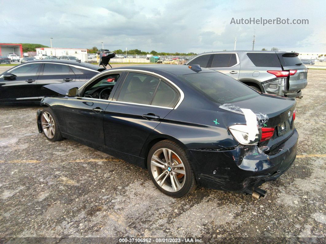 2017 Bmw 3 Series 330i Dark Blue vin: WBA8B9G5XHNU09685