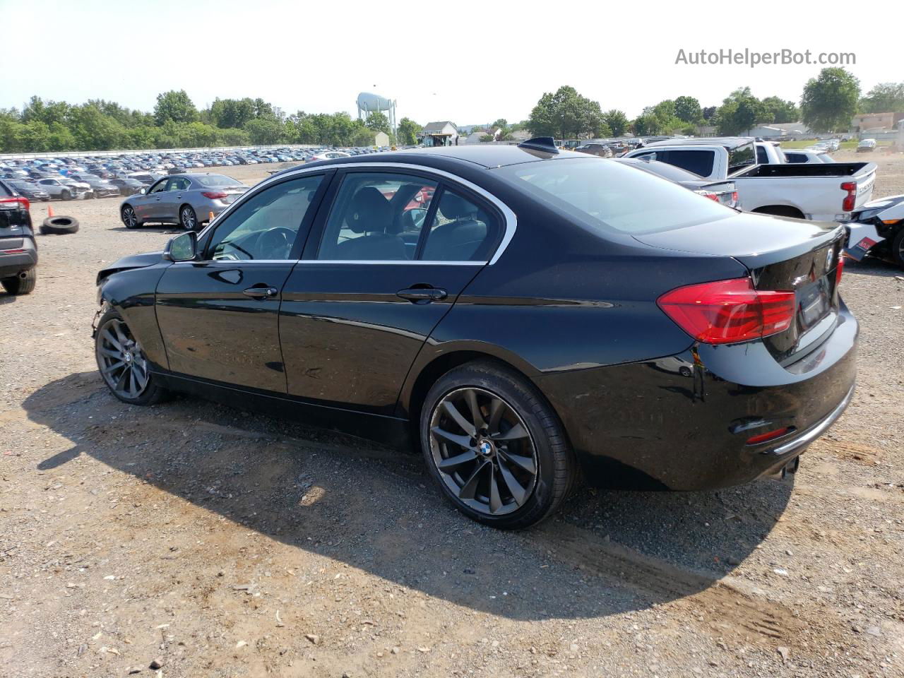 2017 Bmw 330 Xi Black vin: WBA8D9C31HA003946