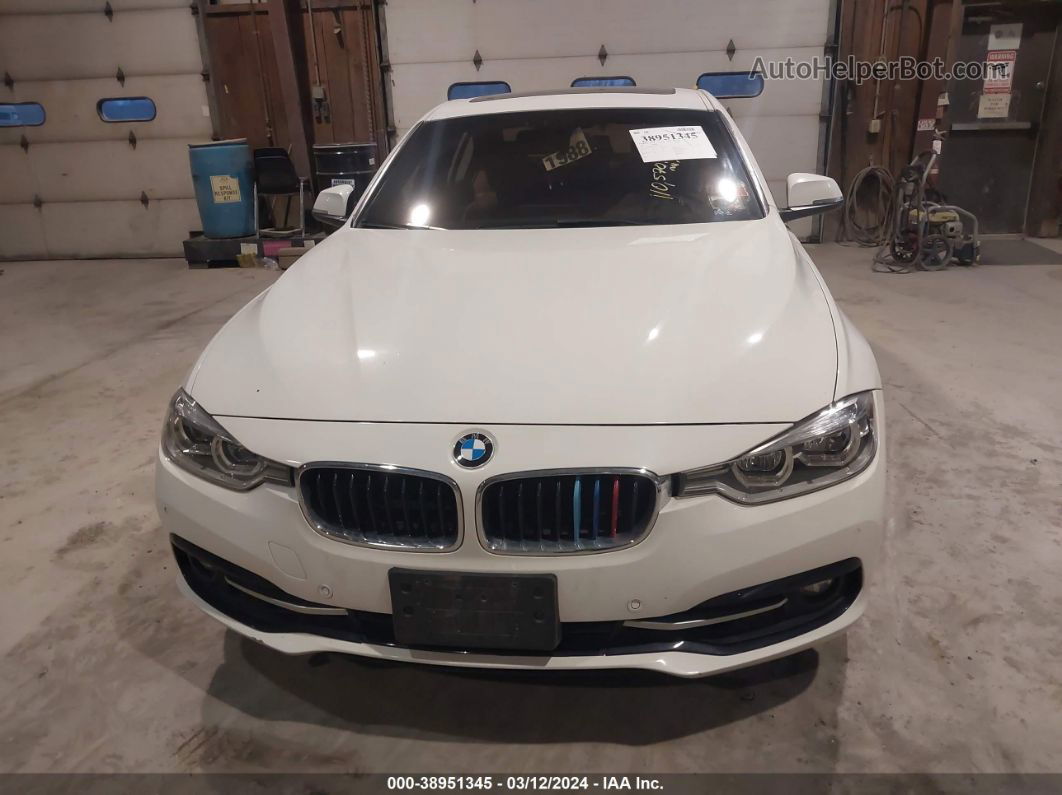 2017 Bmw 330i Xdrive White vin: WBA8D9C35HA005831