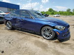 2017 Bmw 330 Xi Blue vin: WBA8D9C36HA011945