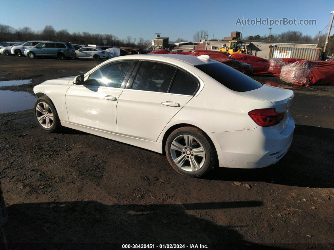 2017 Bmw 330i Xdrive White vin: WBA8D9C37HA004759