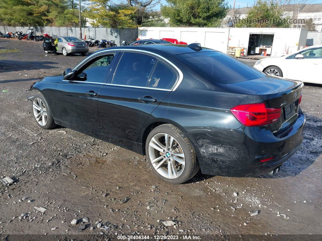 2017 Bmw 330i Xdrive Black vin: WBA8D9C3XHA011821