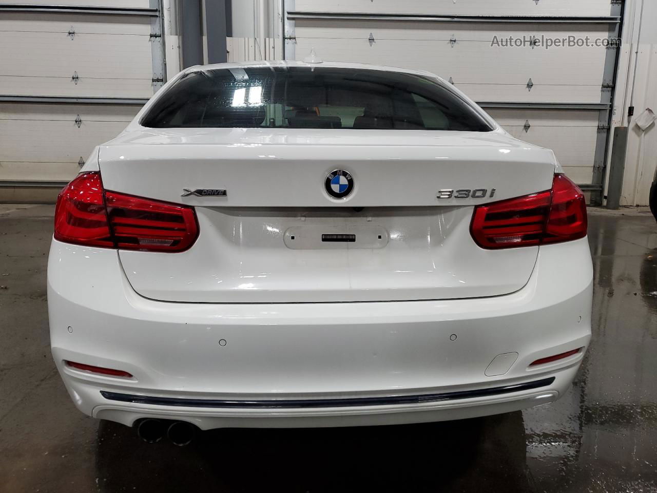 2017 Bmw 330 Xi White vin: WBA8D9G31HNU64910